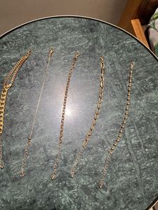 Gold Tone Chain Collection