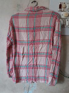 Plaid Button-Down Shirt