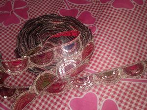 Sequin Trim Laces 18 Meter