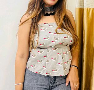 casual tube top