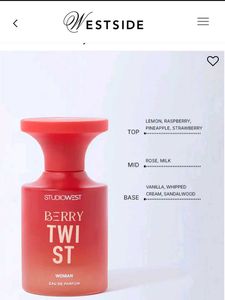 StudioWest Berry Twist Perfume  🍓 ✨️
