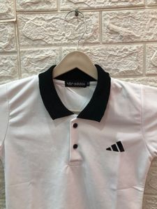 cute, black and white polo T-shirt