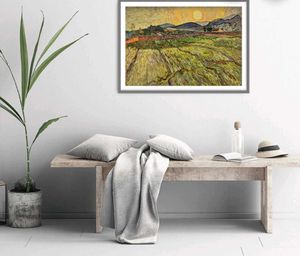 Van Gogh Wheat Field Painting