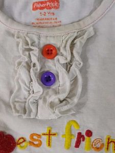 Girls Cute Monkeys Tee