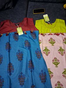 Beautiful New Cotton Kurti 42 Size