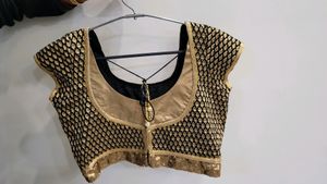 golden handwork blouse