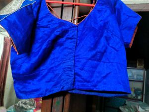 Nevy Blue Colour Free Size Blouse.