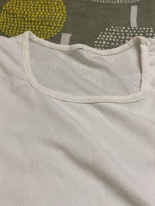 White Puff Sleeves Top