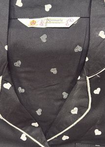 Heart Print Pajama Set - Comfy &amp; Cute!