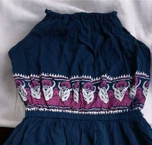 Boho Ethnic Halter Beach Party Wear Dress