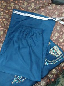 Embroidered Kurta With Plazo