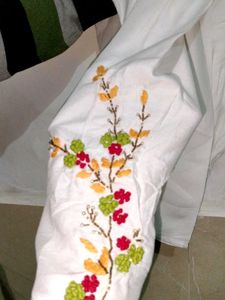 Only One Time Used Kurta With Pant Hand Embroidery