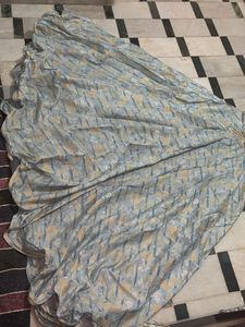 Elisha Blue and Gold Dress Gown