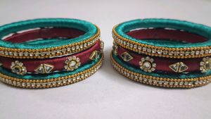 12% Off!! Handmade Silk Thread Bangles