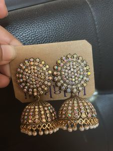 Sparkling Jhumka Earrings