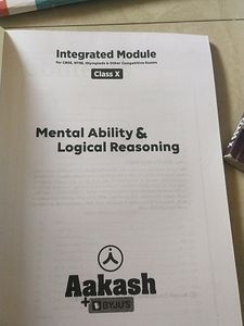 Class 10th Aakash Mental Ability Logical Reasoning