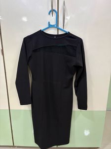 Chic Black Bodycon Mini Dress