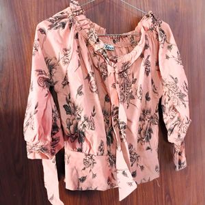 Floral Off-Shoulder Blouse