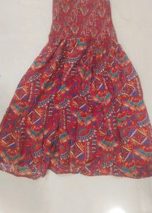 Red Paisley Sundress