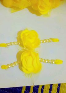 Yellow Floral Jewelry Set