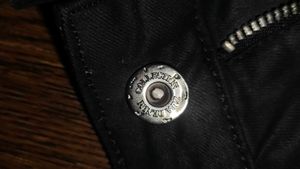 Zara Black Coated Jeans