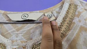 NEW AGE KURTA With Golden Embroidery