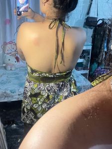 Floral Halter Sundress
