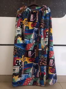 Printed Long Skirt