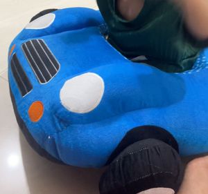 Blue Car Plush Seat