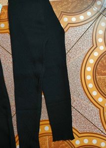 Black Bodycon Dress With Unique Sleeves