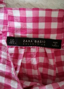 Gingham Ruffle Sleeve Top