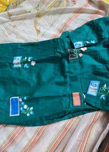 Embroidered Green Tunic