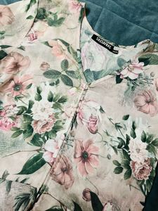 Beautiful Multicoloured Floral Print Top