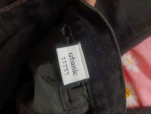 Savana Black Straight Leg Jeans