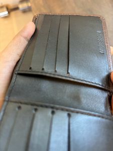 Hidesign Brown Two Fold Leather Wallet