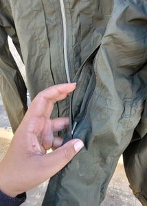 Olive Green Running/Parachute Jacket/Gym Wear