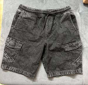 Cargo Denim Shorts