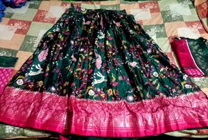 Unstitched lhehga choli