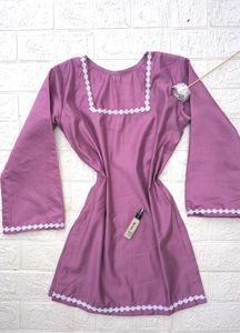 Lavender Short Kurti🪻