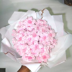 Pink Handmade Flower Bouquet 💗