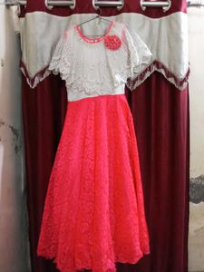 Pink Lace Party Dress