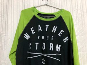 Black Full Sleeve T Shirt