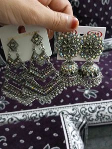 4 OXIDISE EARINGS