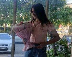 Urbanic Cute Pink Cropped Top