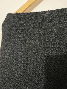 Tweed Chic Black Skirt