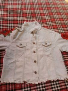 ❗❗Today Offer ❗❗Embroidered Denim Jacket