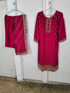 Elegant Maroon Kurta Set