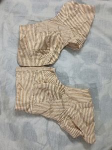 Stripped Orange Blouse