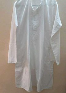 White Embroidered Kurta