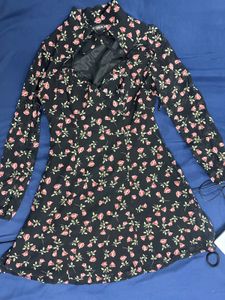 Floral Print Mini Dress